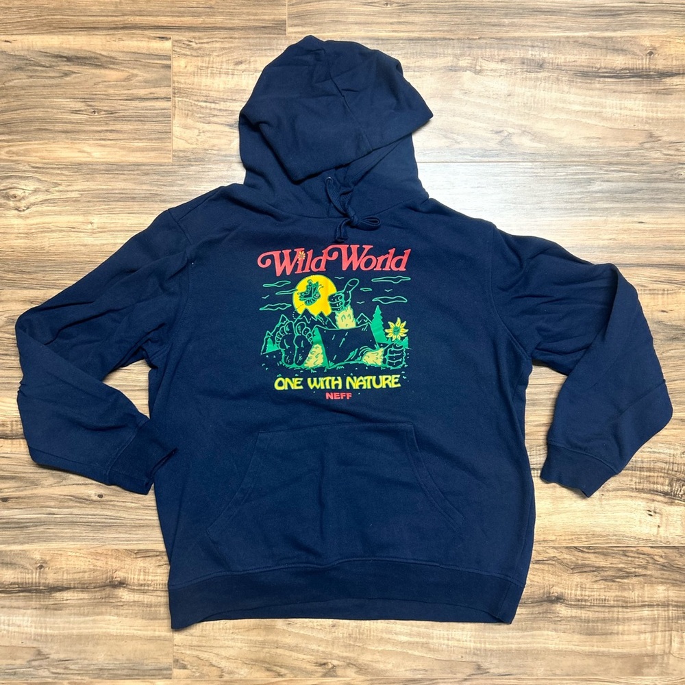 Neff Blue Graphic Sweater